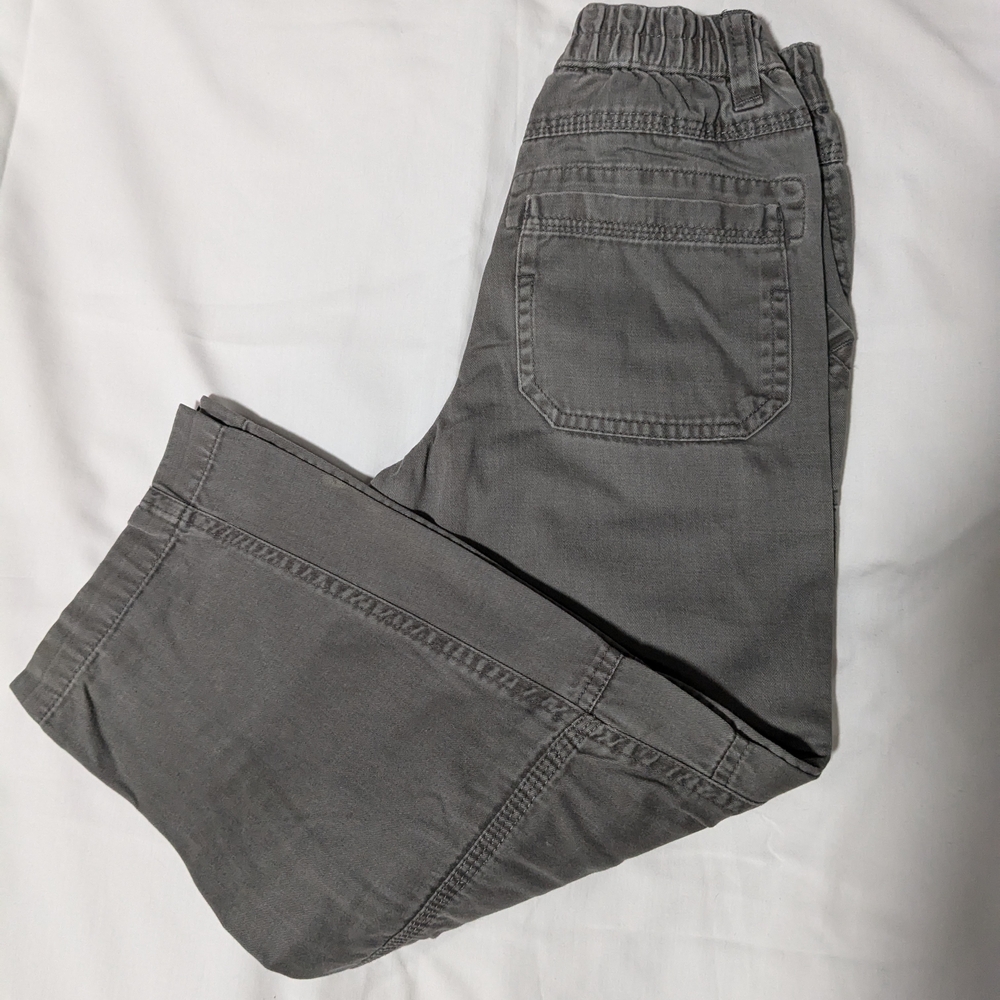 Gray Casual Pants